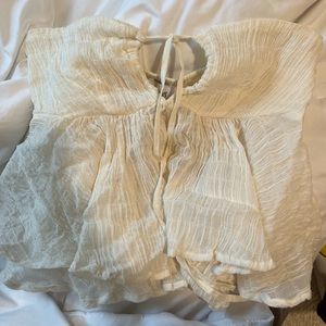 Long Summer Nights Ivory Top Low Impact - Princess Polly